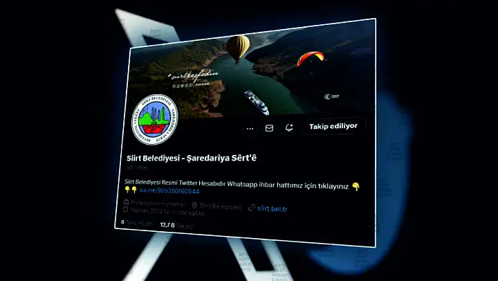 Siirt Belediyesi'nin Twitter/X Hesabına Kürtçe Eklendi
