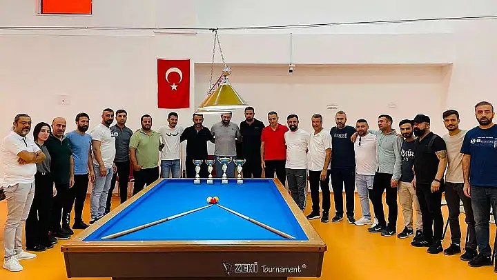 Siirt'te Bilardo 3 Bant İl Şampiyonası Sona Erdi
