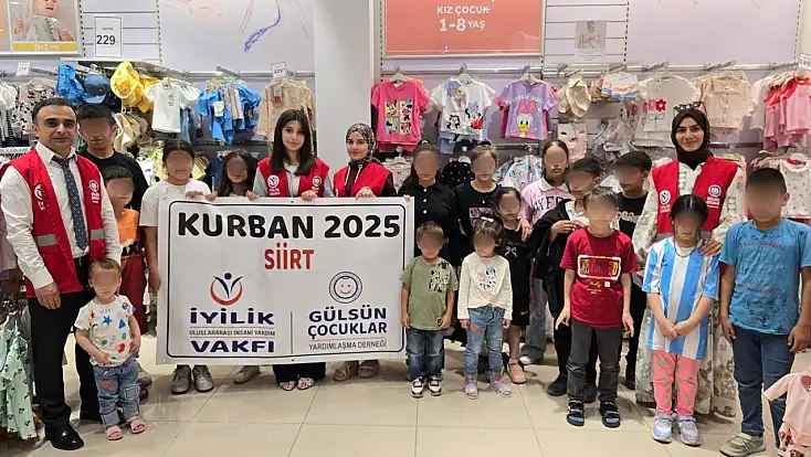 İyilik Vakfı’ndan Siirt’te Yetim Çocuklara Bayram Sevinci