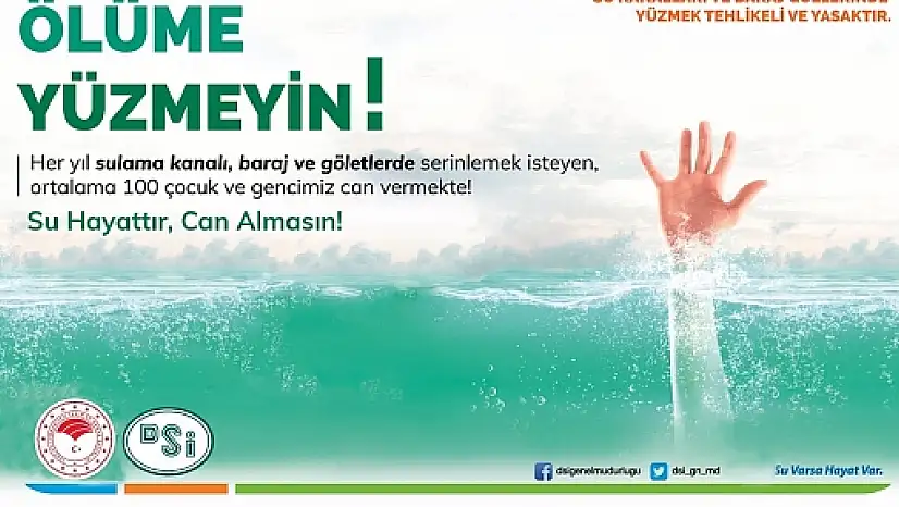 DSİ'den Uyarı: 'Serinlemek İçin Baraj Gölüne Girmeyin'