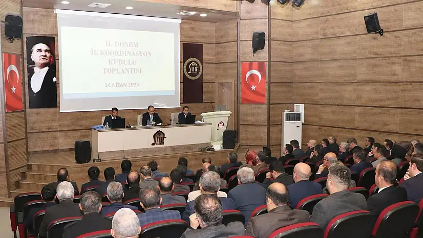Rektör Prof.Dr.Nihat Şındak İl Koordinasyon Kurulu Toplantısına Katıldı