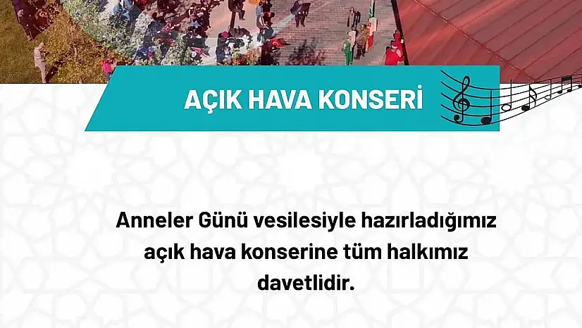 Siirt Belediyesi'nden Anneler Günü'ne Özel Açık Hava Konseri!