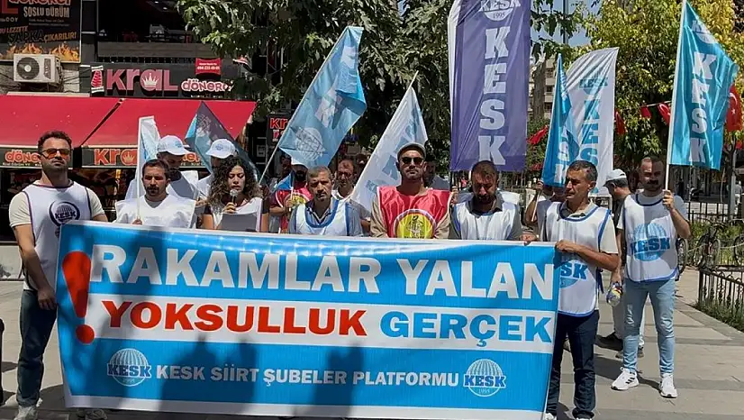 Siirt'te Memurlar İş Bıraktı