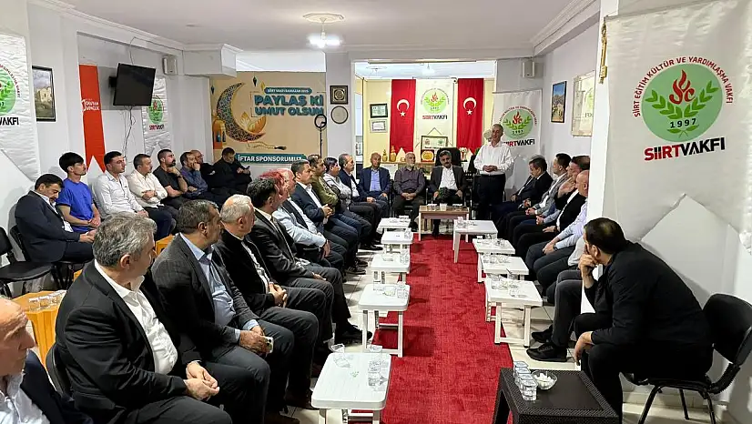 Siirt Vakfı Danışma Toplantısını Yaptı
