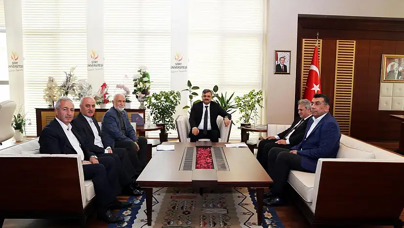 Siirt Vakfından Rektör Şındak'a Ziyaret