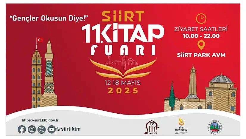 Siirt Valiliğinden Pazartesi Günü Başlayacak Kitap Fuarına Davet