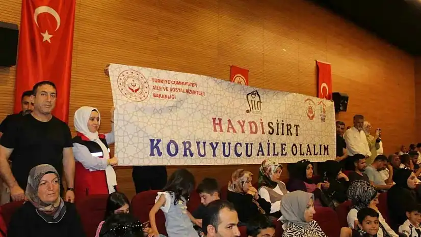 Siirt'te 'Güçlü Aile Güçlü Gelecek' Konusunda Düzenlenen Etkinlikler