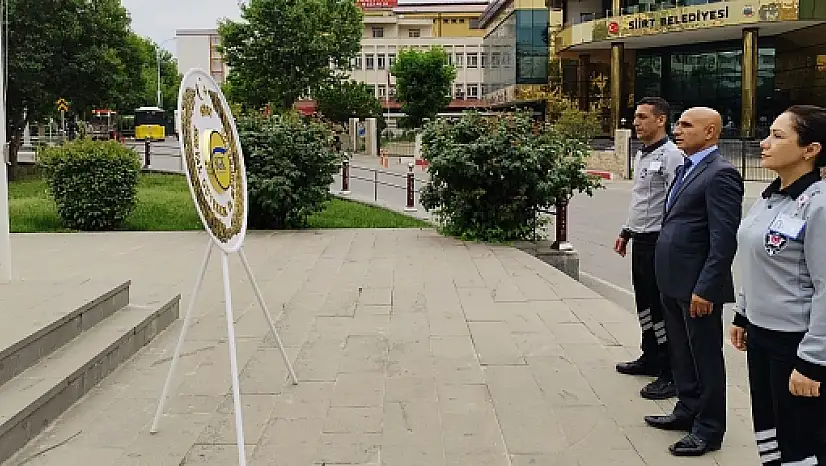 Siirt'te Sosyal Güvenlik Haftası Çelenk Töreniyle Start Aldı