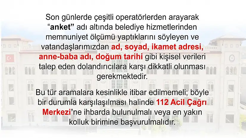 Telefon Dolandırıcılarına Dikkat!