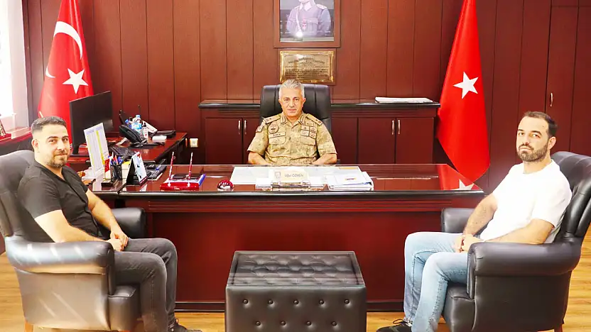 ARTI Siirt Haber Ajansı'ndan İl Jandarma Komutanı Tuğgeneral Uğur Özmen'e Ziyaret