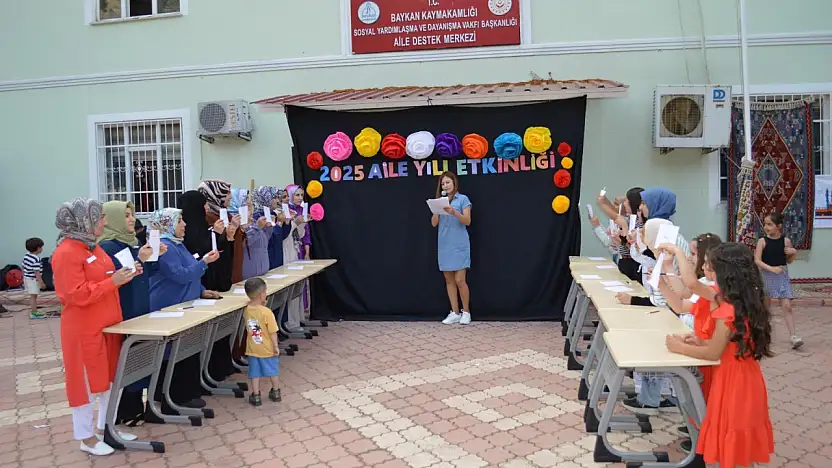 Baykan'da Aile Teması Etkinlikleri Sevgi ve Dayanışmayla Kutlandı