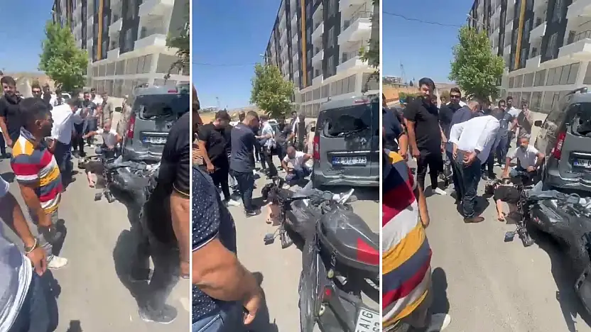 Güres Caddesi'nde Motosiklet Kazası: 1 Yaralı