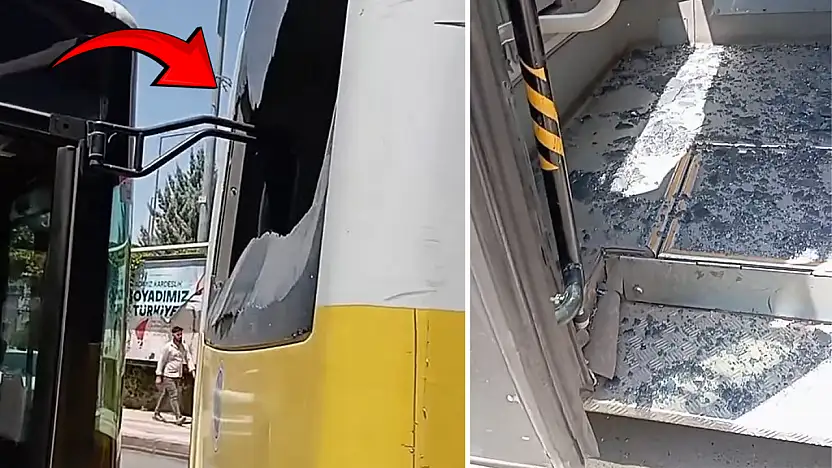 Siirt Eğitim ve Araştırma Hastanesi Önünde İki Belediye Otobüsü Kaza Yaptı