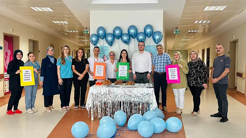 Siirt Eğitim ve Araştırma Hastanesi'nde Dünya Emzirme Haftası Etkinliği Düzenlendi