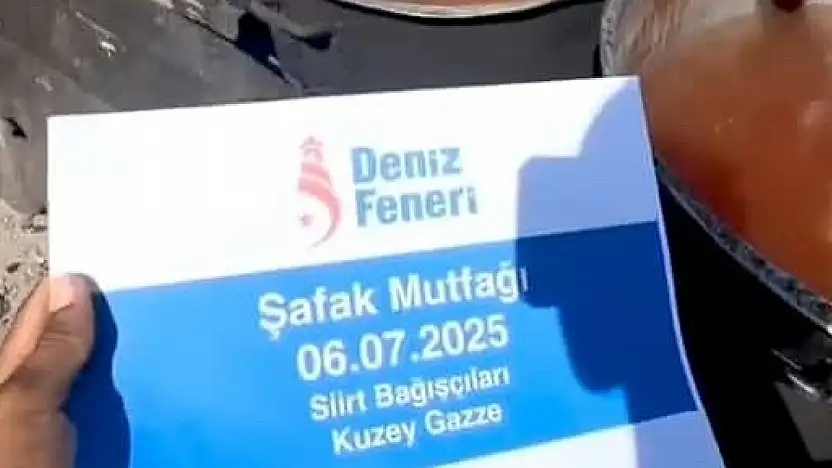 Siirt'in Hayır Eli Gazze'ye Uzandı: Beyt Lahya'da Şafak Sofrası Kuruldu