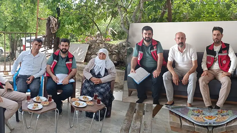 Siirt Kurtalan'da Gazilere Anlamlı Ziyaret