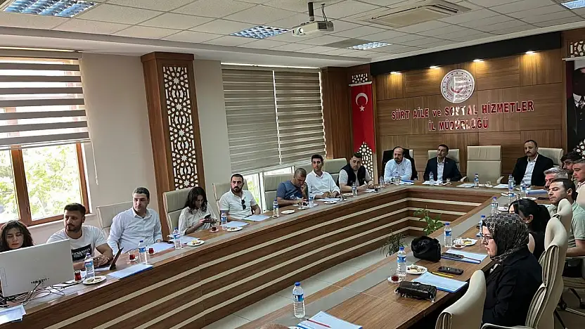 Siirt'te ''Afet ve Acil Durumlarda Psikososyal Destek'' Toplantısı Düzenlendi