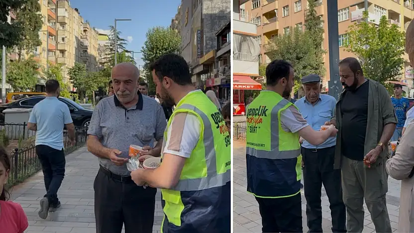 Siirt'te Aşure Günü'nde Anlamlı Buluşma: AK Gençlik'ten Vatandaşa Aşure İkramı