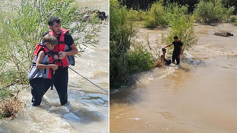 Siirt'te Kezer Çayı'nda 3 Çocuk Akıntıya Kapıldı: 1'i Kayıp