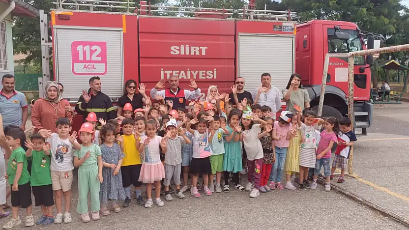 Siirt'te Miniklere Yangın Eğitimi: Afacanlar Anaokulu'nda Bilinçli Gelecek İçin Adım