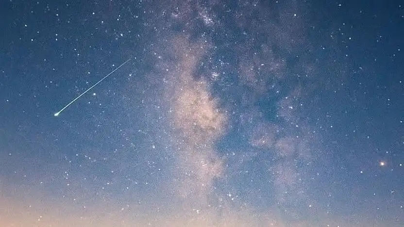 Siirt'te Perseid Meteor Yağmuru Görsel Şölen Sundu