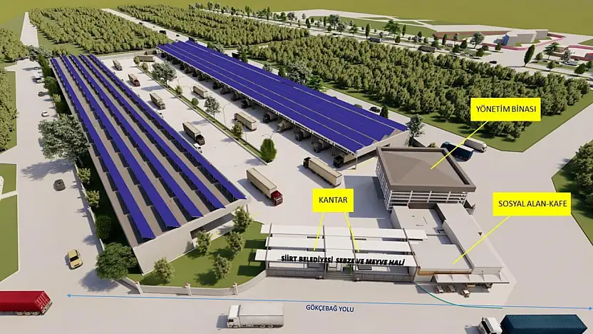 Siirt'te Yeni Hal Tesisi İçin İlk Adım Atıldı