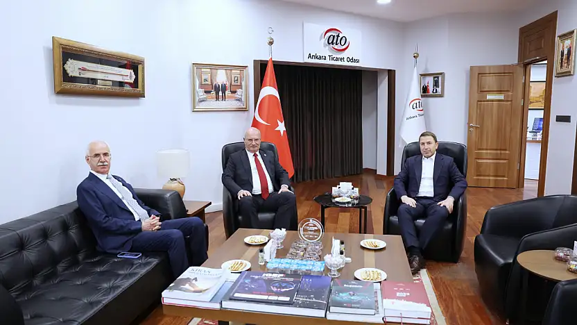Siirt TSO Başkanı Güven Kuzu'dan ATO Başkanı Gürsel Baran'a Ziyaret