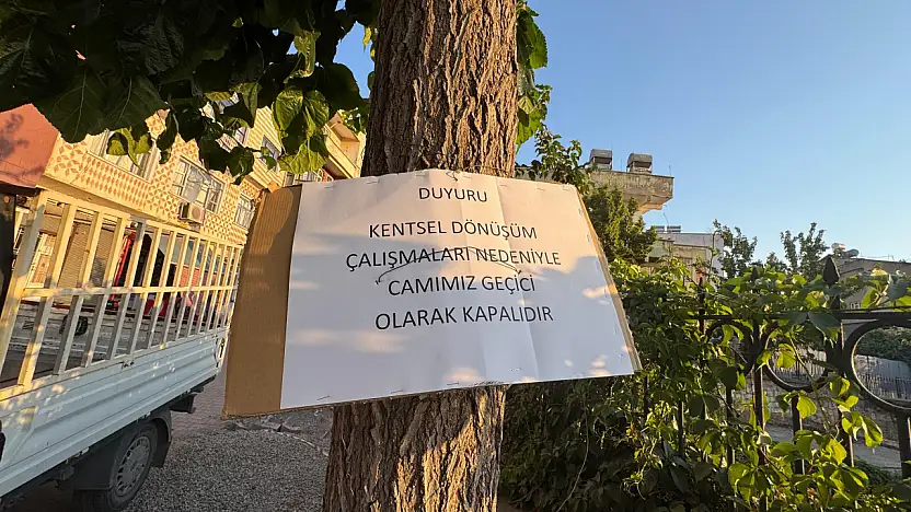 Siirt Ulu Cami Kentsel Dönüşüm Nedeniyle Geçici Olarak Kapatıldı