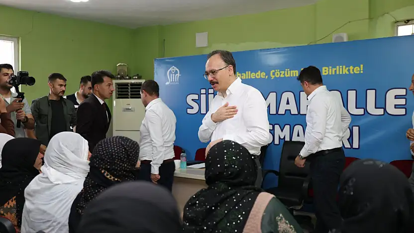 Siirt Ulus Mahallesi'nde Vatandaşlarla 17. Mahalle Buluşması Gerçekleşti