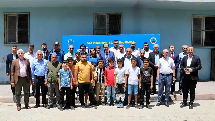 Siirt Valisi Kızılkaya Conkbayır Mahallesi'nde Vatandaşlarla Buluştu