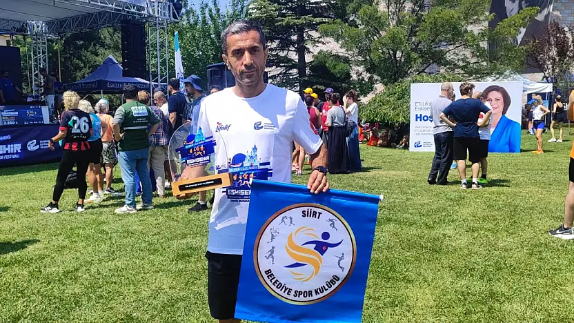 Siirtli Atlet Muhittin Gürhan'dan Eskişehir'de Büyük Başarı
