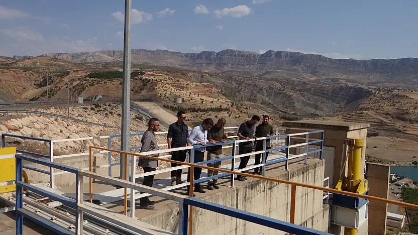 Tillo Kaymakamı Çanakcıoğlu'ndan Alkumru Barajı'na Ziyaret