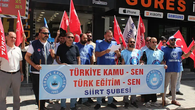 Türkiye Kamu-Sen Siirt İl Temsilcisi Cengiz Özbilici, Toplu Sözleşme Teklifini Reddettiklerini Açıkladı
